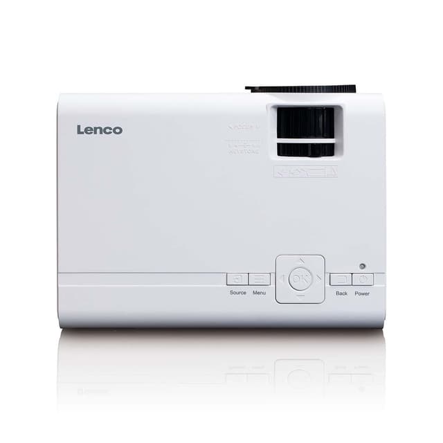 Lenco LCD-projektor med høj opløsning, understøtter Full HD 1080P-indhold Hvid