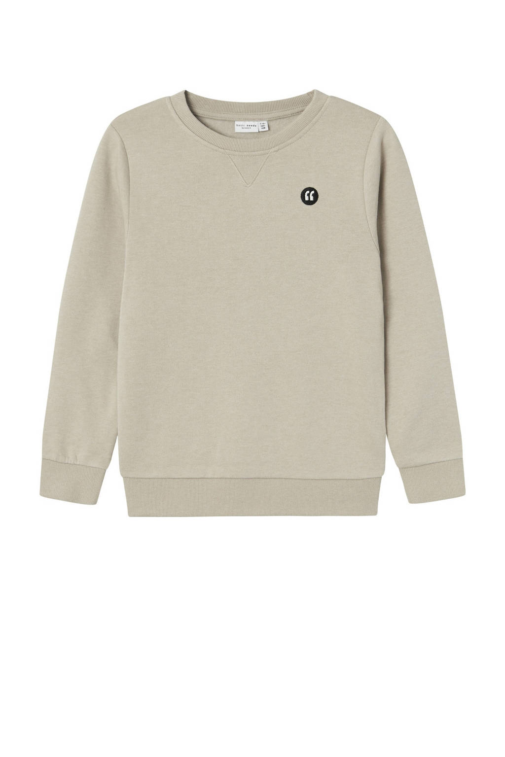 NAME IT sweater NKMVIMO lichtbruin