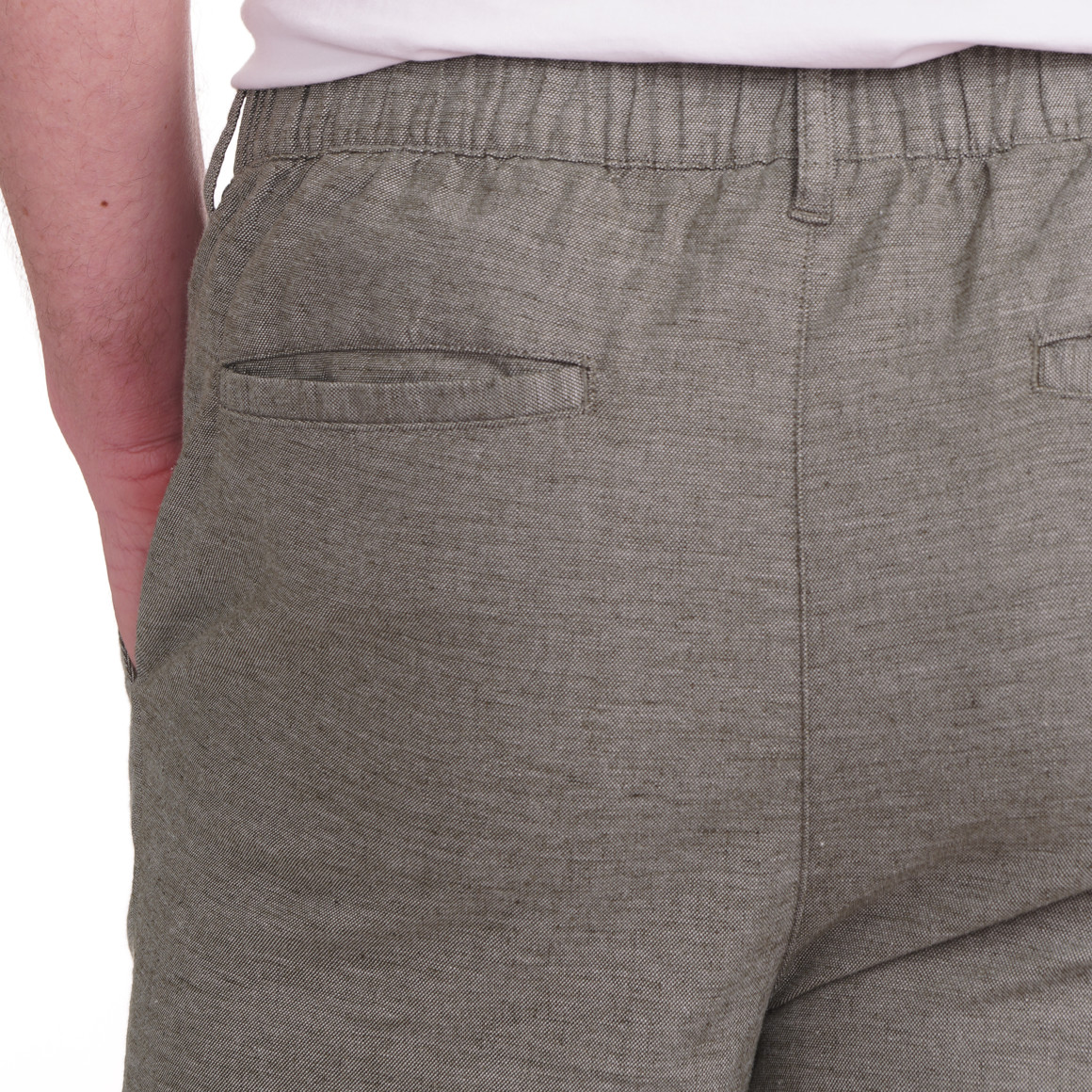 VanVaan Herren Hose  mit Leinen dunkelgrün