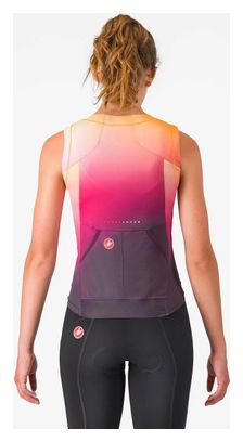 Haut De Triathlon Castelli Speed 3 Femme Bleu Orange