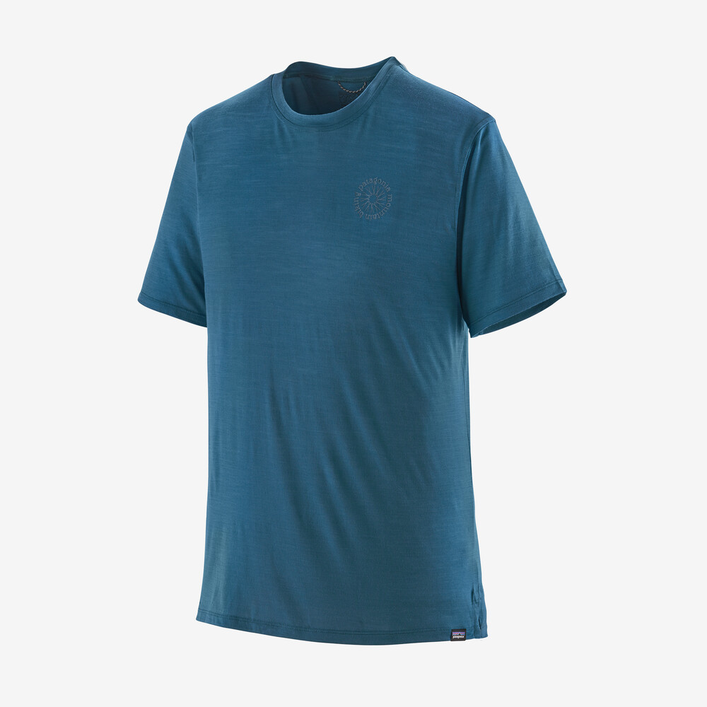 Capilene Herren-Merino-Hemd mit Grafikprint