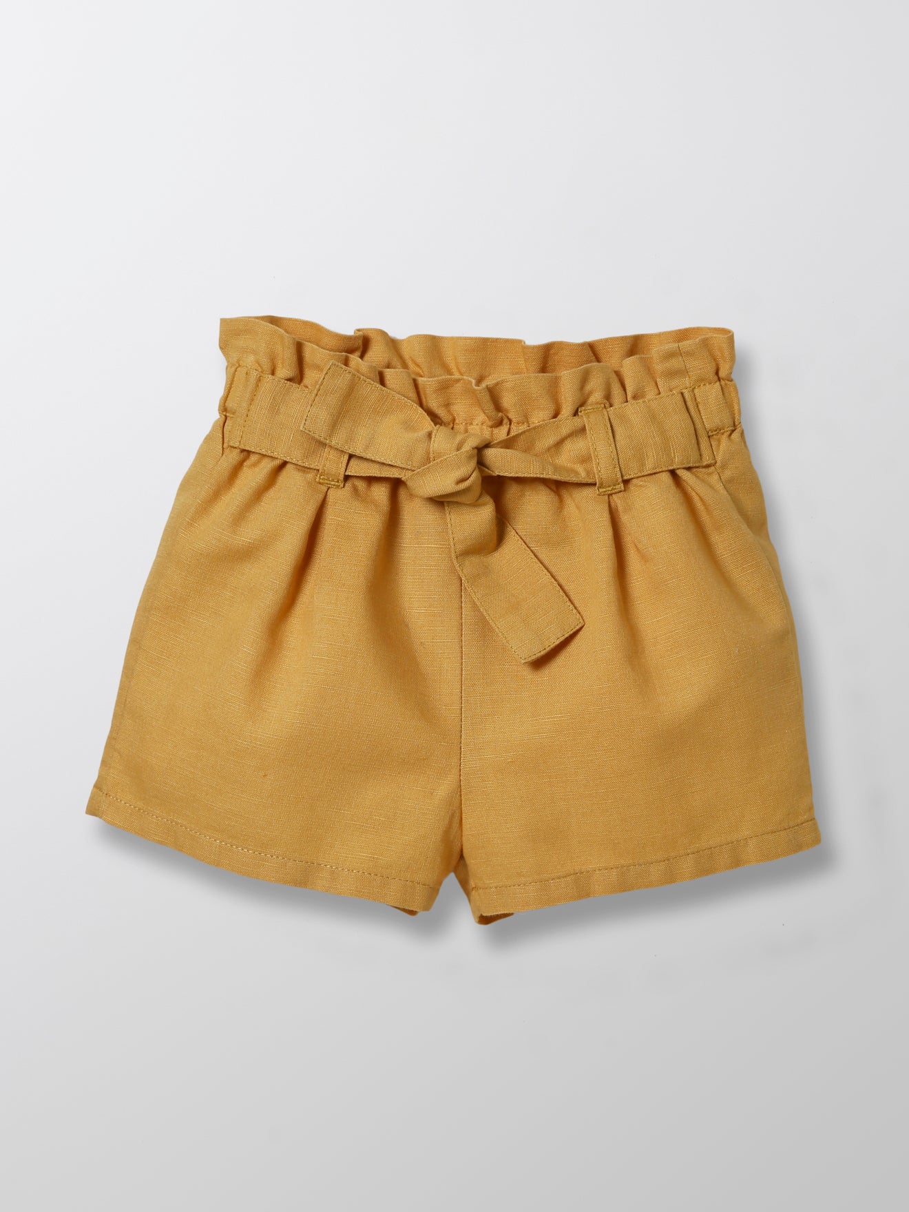 Short Bébé en coton et lin