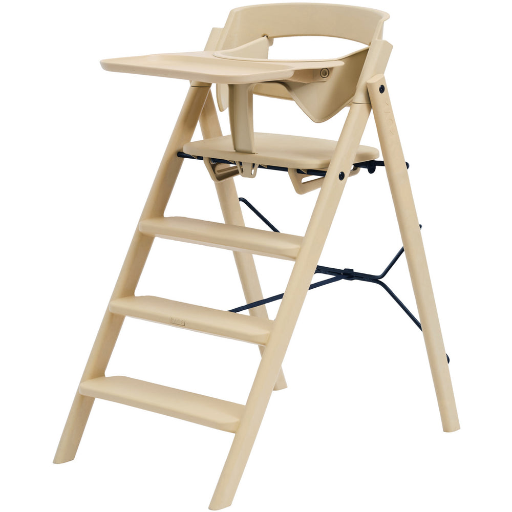 Køb KAOS Desert Sand Klapp Højstol Recycled Med KLAPP® Sikkerhedsbøjle Og Bakke Bundle