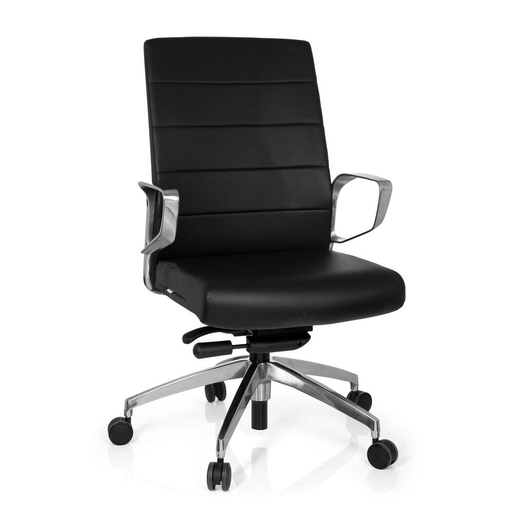 Profi Bürostuhl PROVIDER Kunstleder mit Armlehnen hjh OFFICE