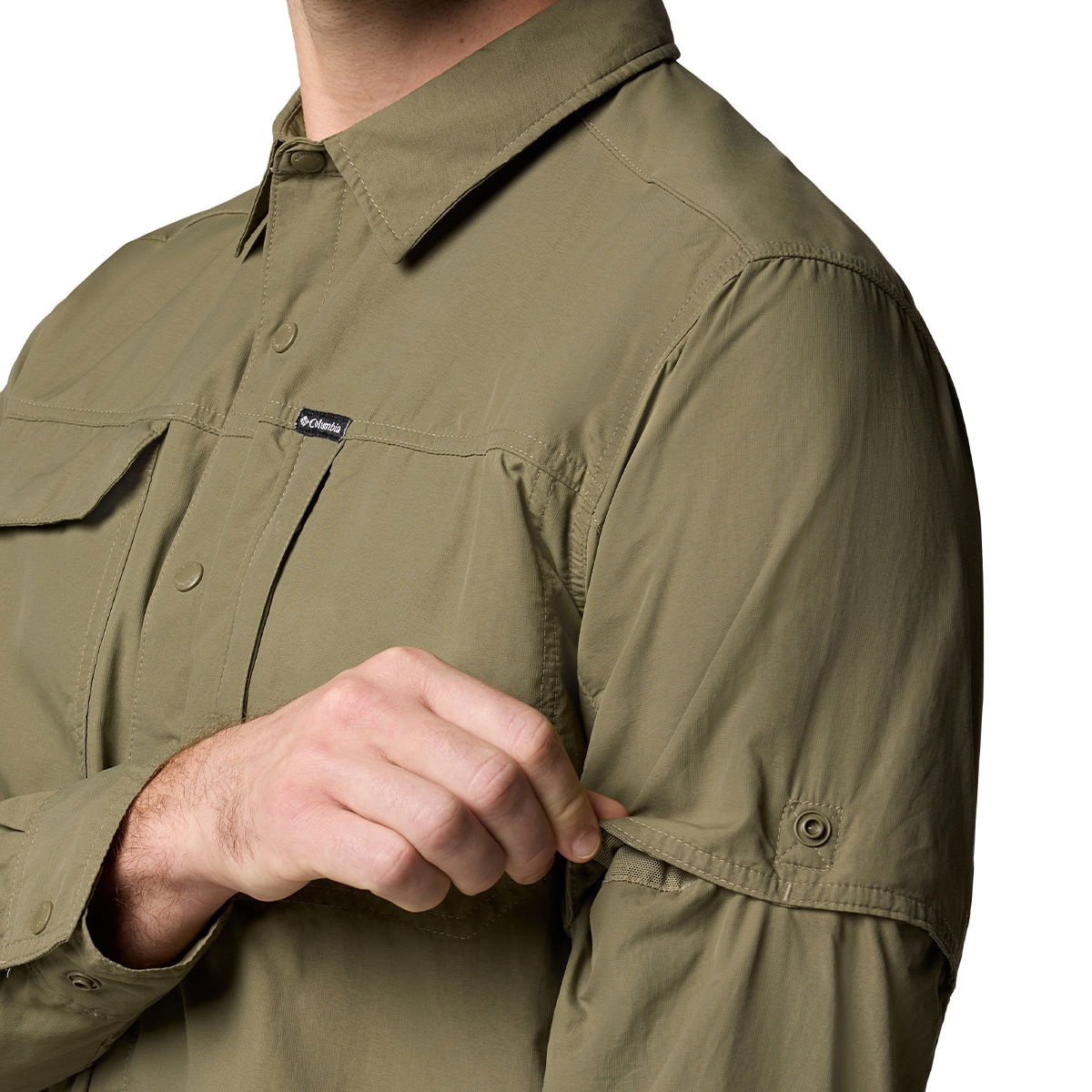 Columbia Skien Valley LS Skjorte, herre (Stone Green)