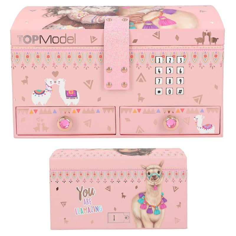 TOPModel grote sieradendoos met code en geluid COSY