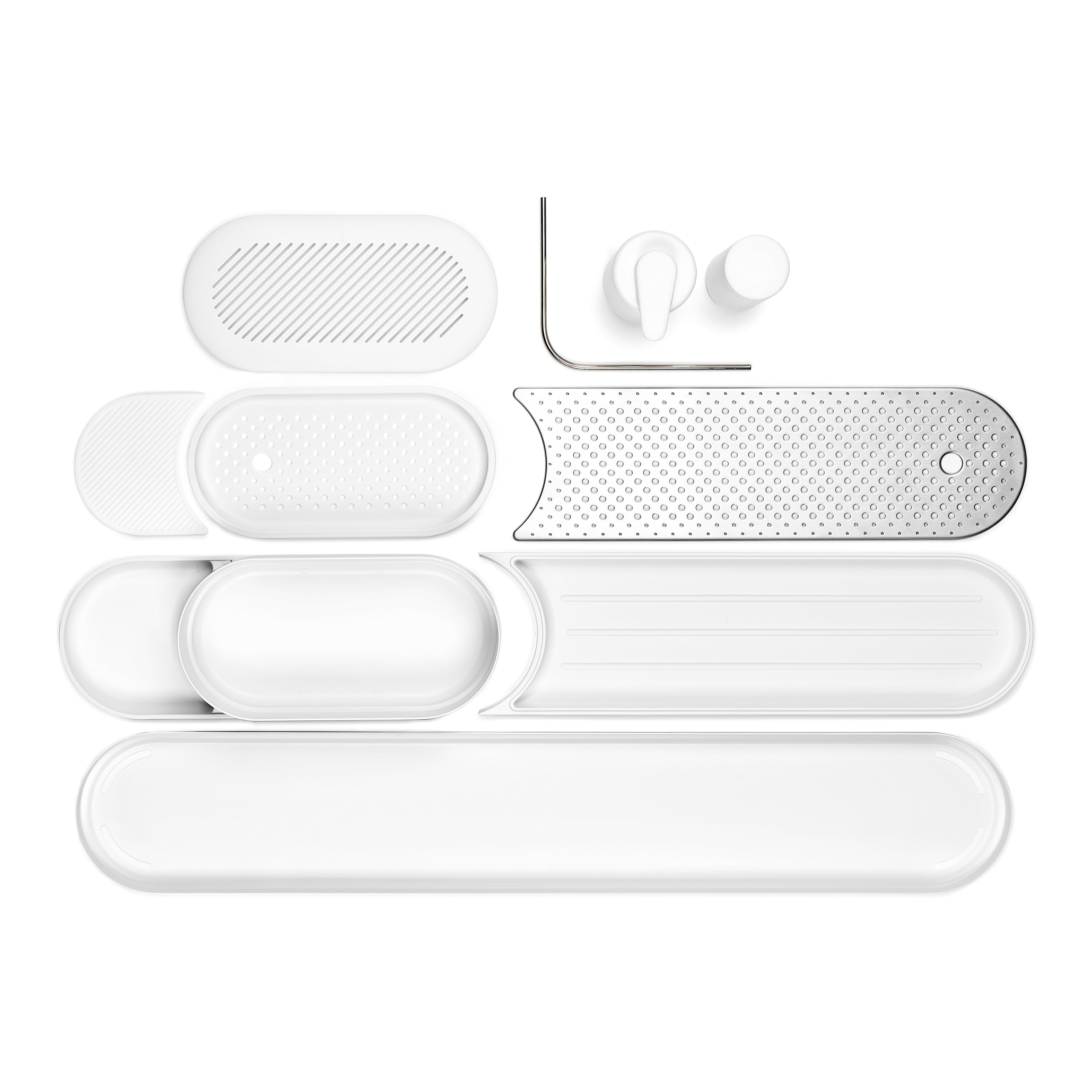 Brabantia SinkStyle Organiser 4-delig - Fresh White