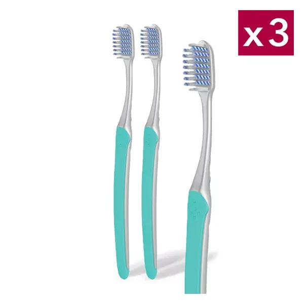 Escovas de dentes Elmex Ortho Anticáries, pacote com 3 unidades