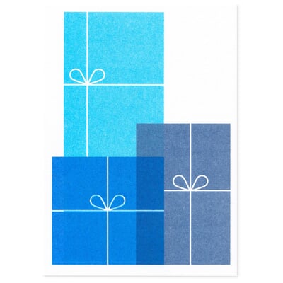 Postkarten-Set Riso Winter, Weihnachten