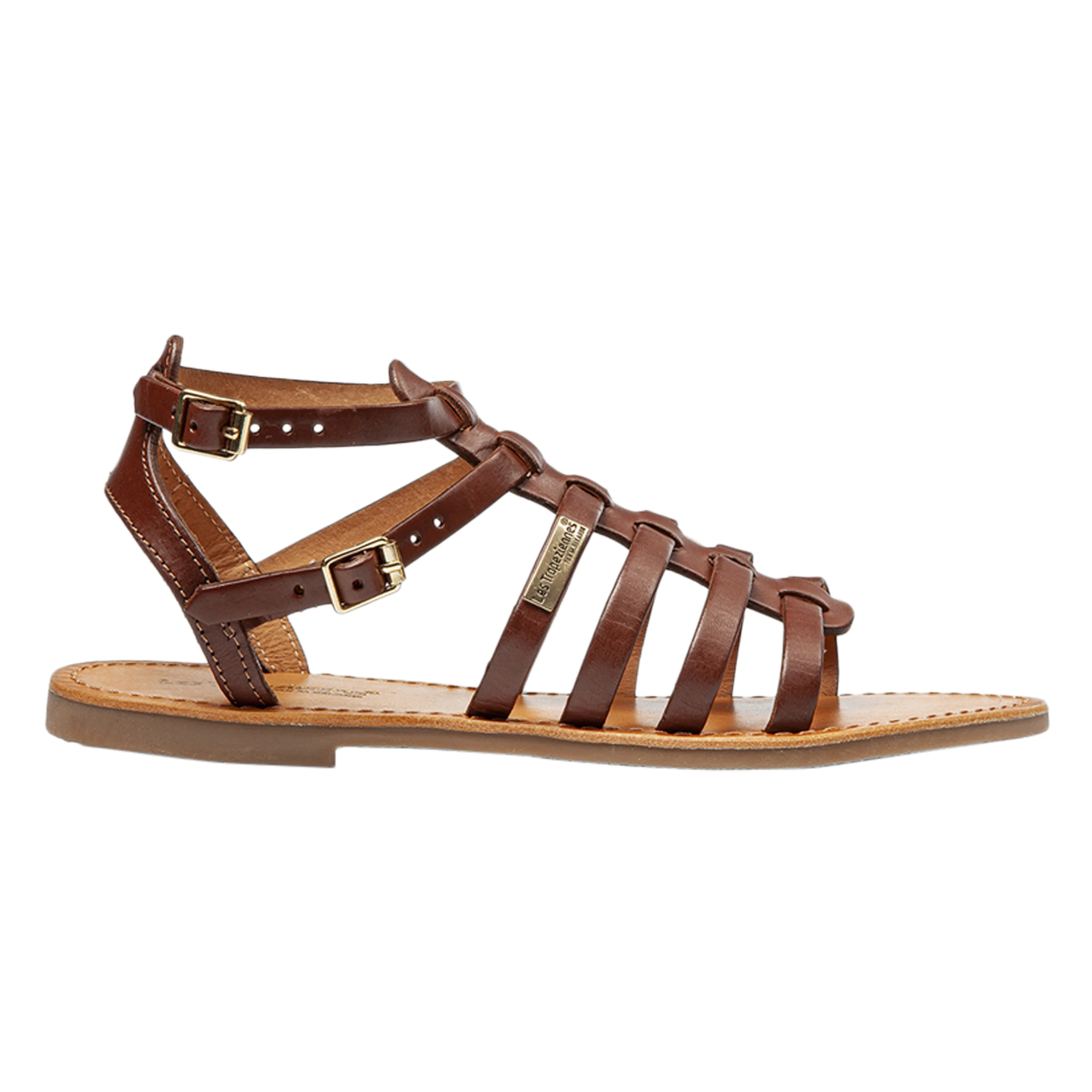 Sandales cuirpar m. Belrabi hikaela | Marron