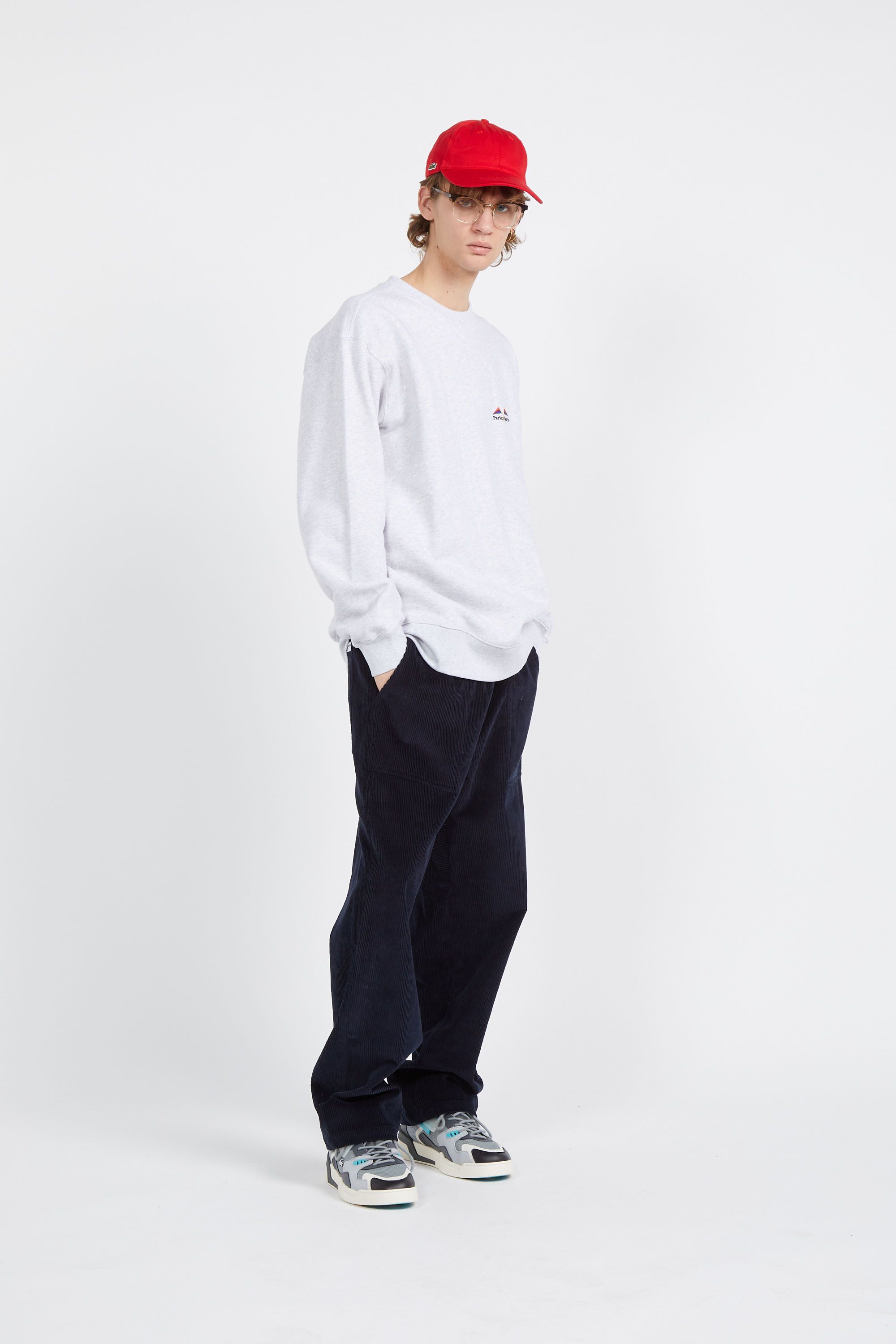 PARLEZ Sweatshirt Yard Crew Heather Gris