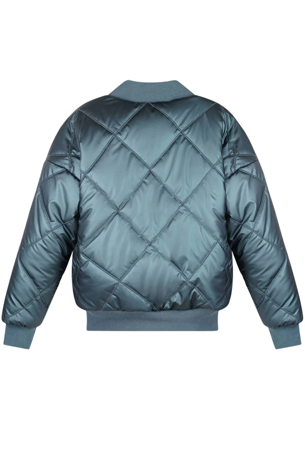 NoBell’ teddy reversible bomberjack blauw