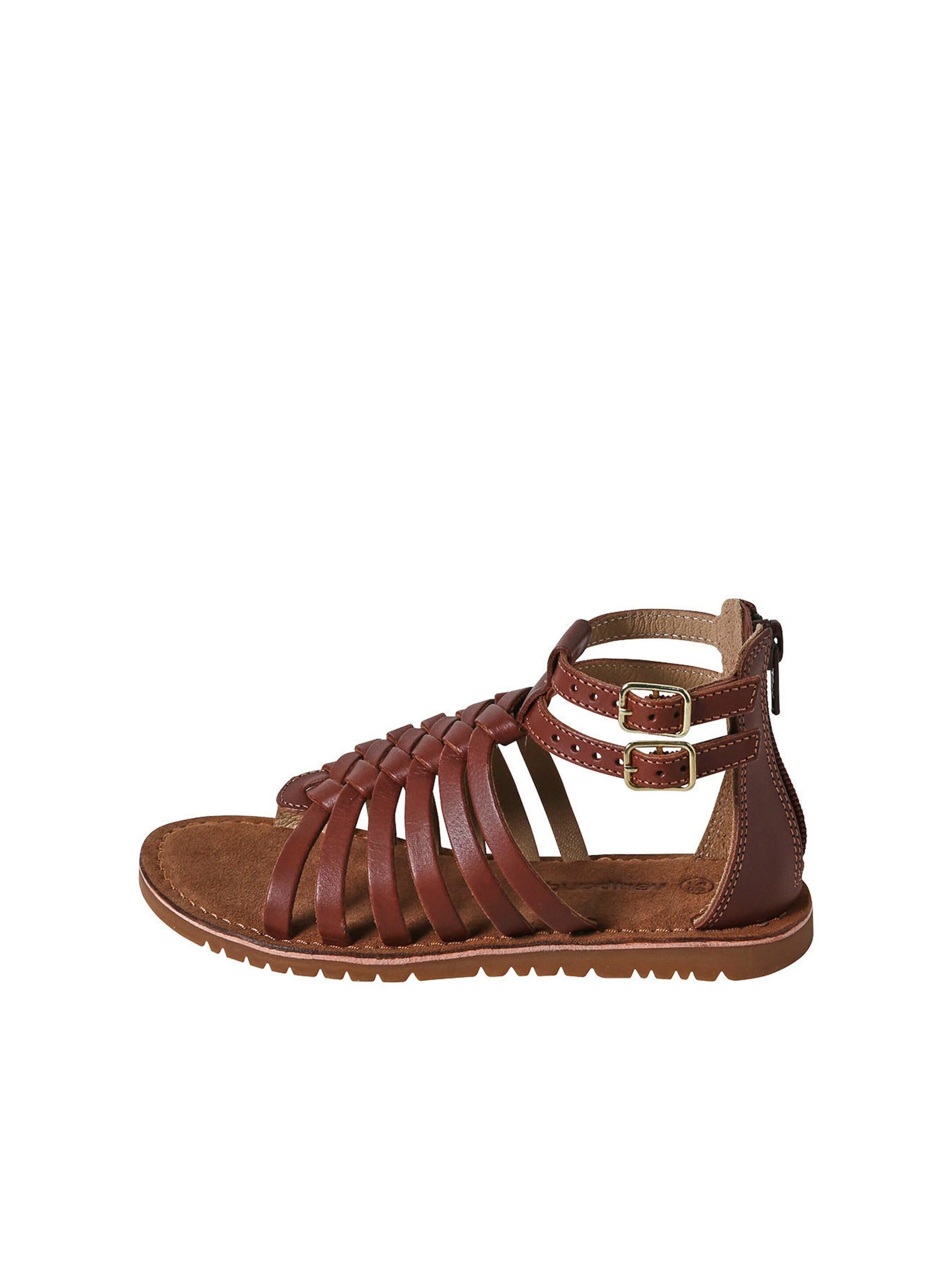 Vertbaudet Kinder Römersandalen braun
