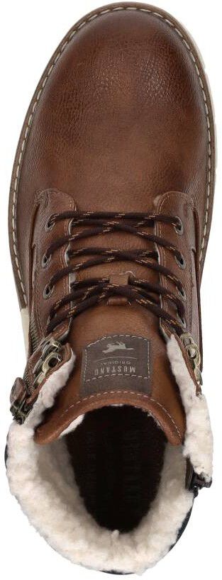Mustang Veterschoenen Hoog cognac