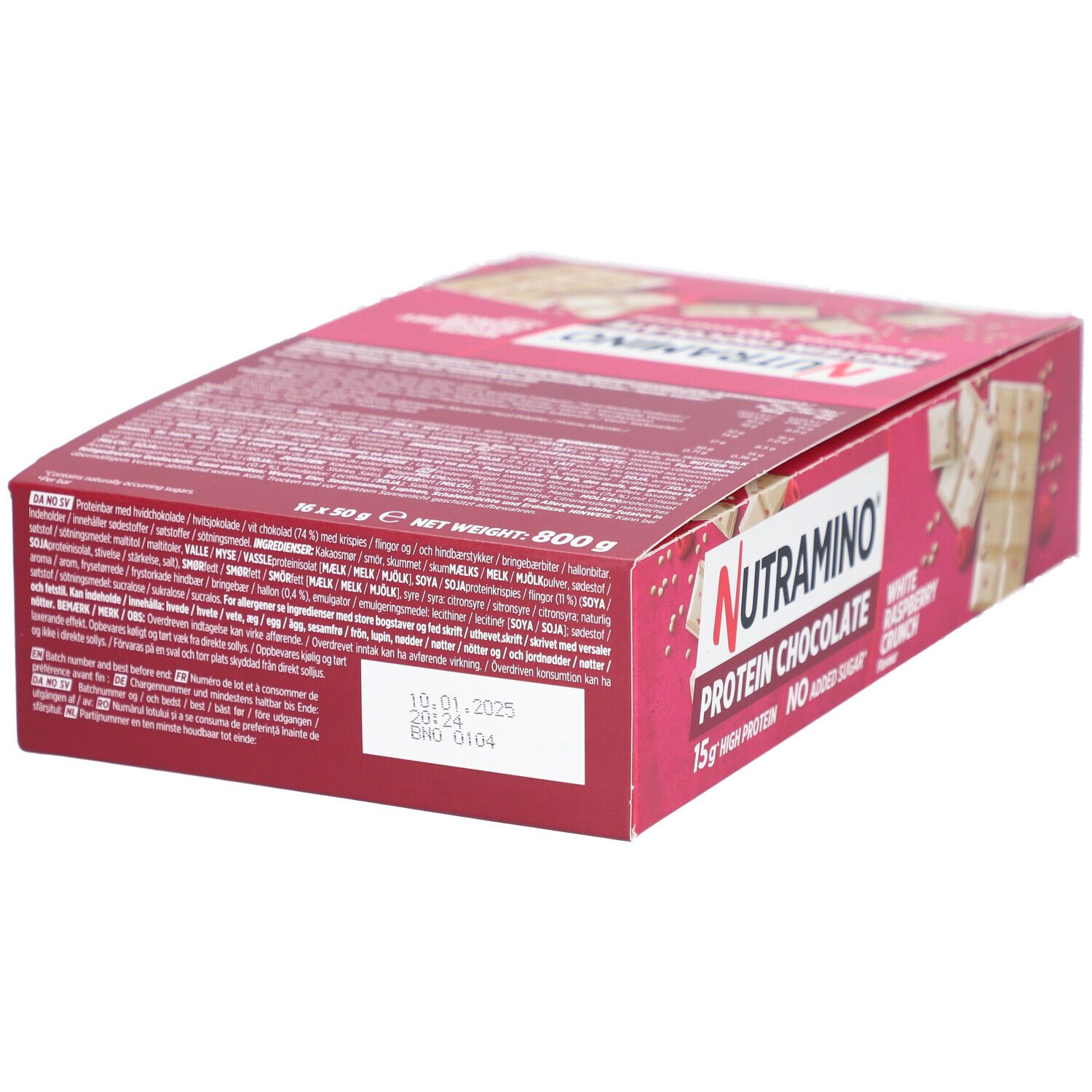 Nutramino PROTEIN BAR White Rasperberry Chrunch
