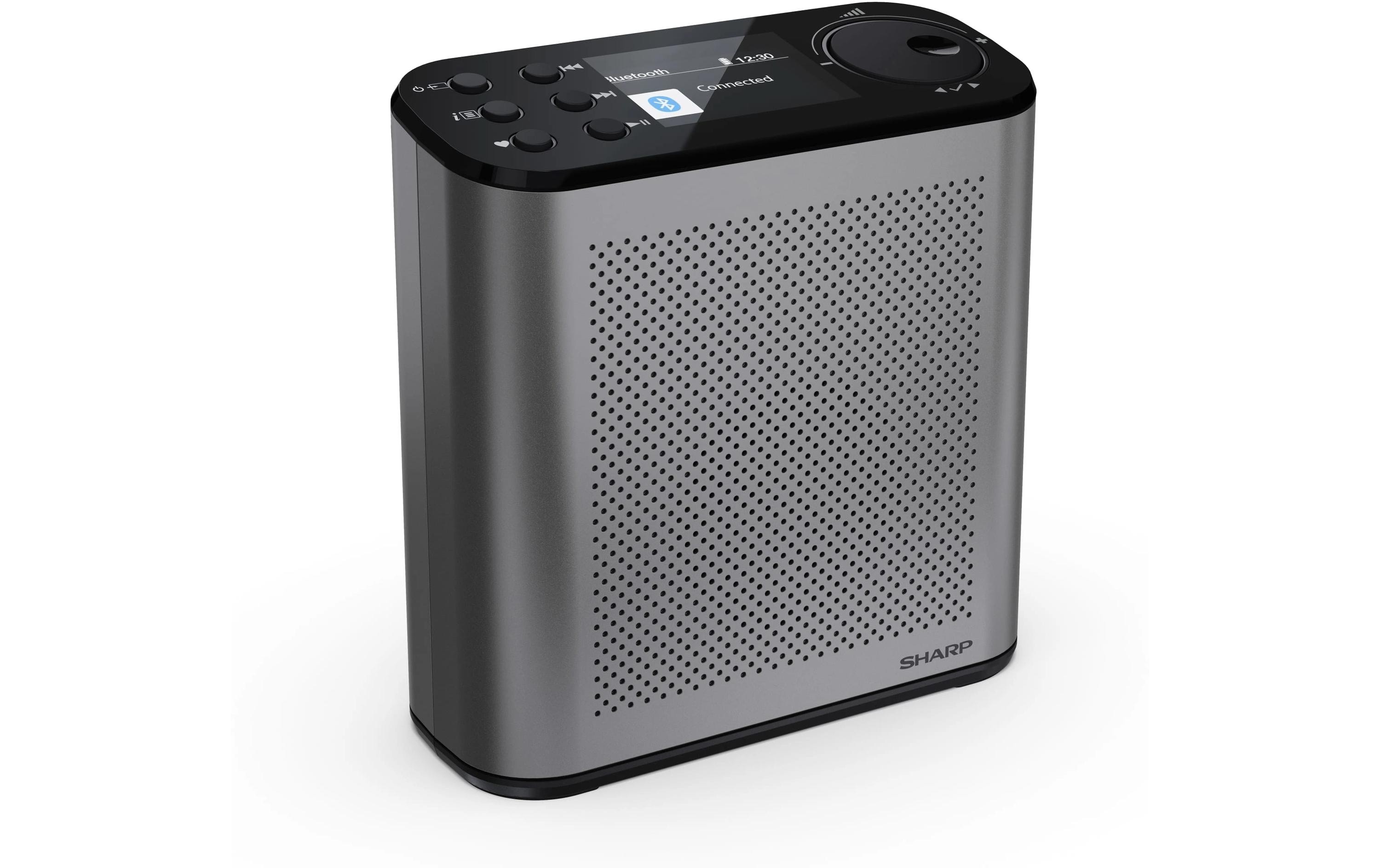 DAB+ Radio DR-P530 GrauTragbares DAB+-Radio mit Bluetooth-Streaming