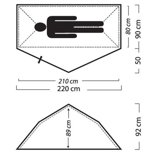 Tenda ultraleve Columbus Ultra 1 XL