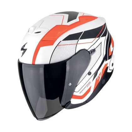 Casque Scorpion Exo EXO-Z1 - VUE - Blanc / Rouge