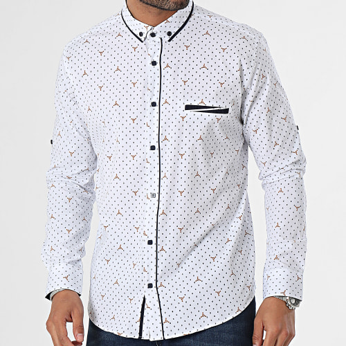 Chemise Manches Longues Blanc