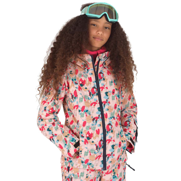 Veste de ski ROSSIGNOL GIRL FONCTION PR JKT POP ANIMALIER