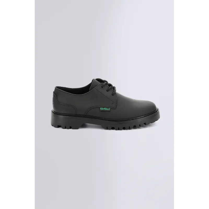 KICK DECKDEAR NOIR DERBIES Cuir Femme