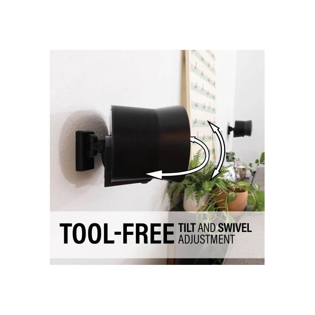 SANUS Wall Mount for Sonos ERA300 Pair Black