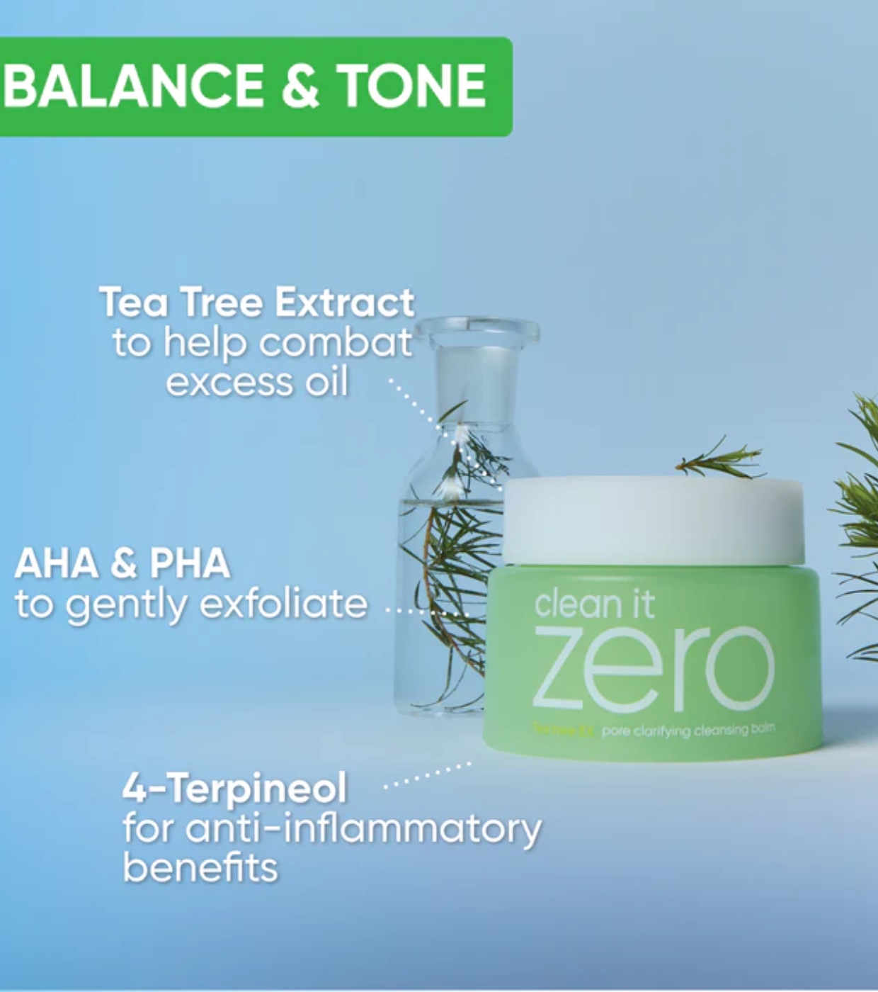 Banila Co - Bálsamo de Limpeza de Poros Clean It Zero - Tea Tree-EX
