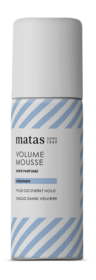 Matas Striber Volume Mousse Stærkt Hold Uden Parfume 50 ml