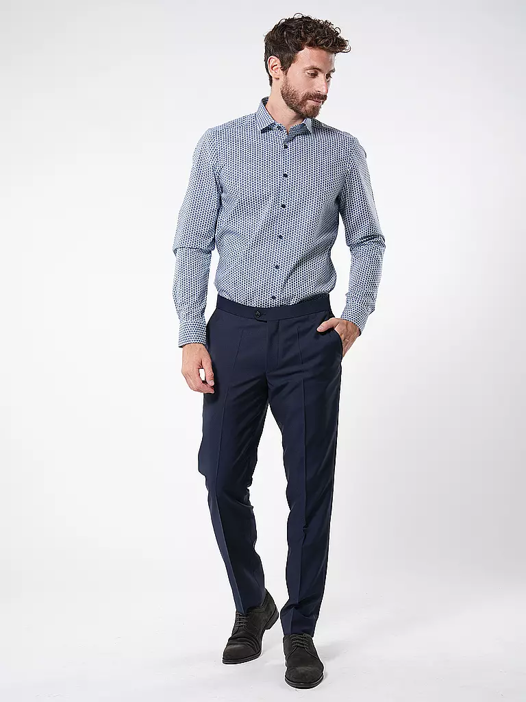 OLYMP LEVEL FIVE Hemd Body Fit blau