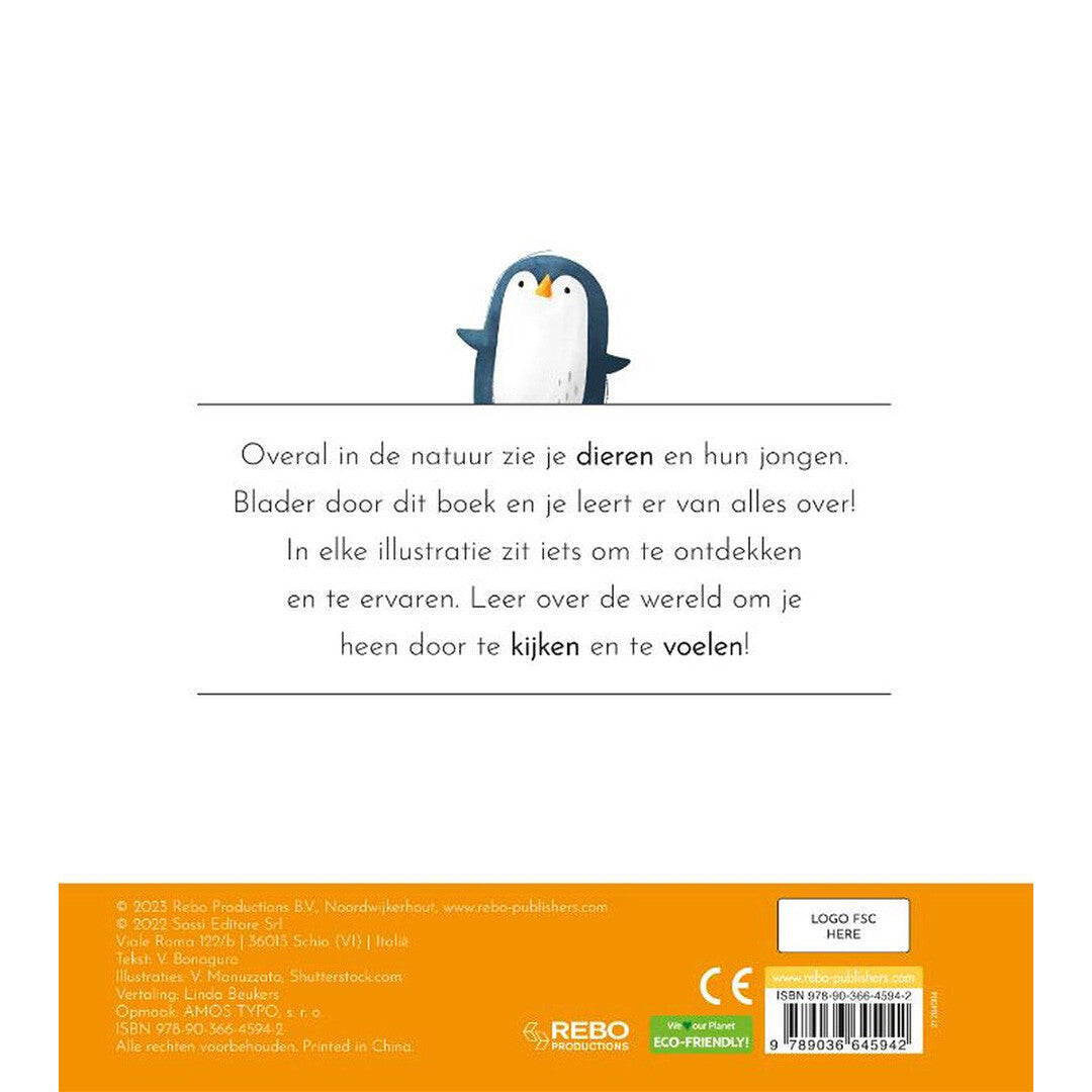 Uitgeverij rebo mijn eerste voelboek - dieren