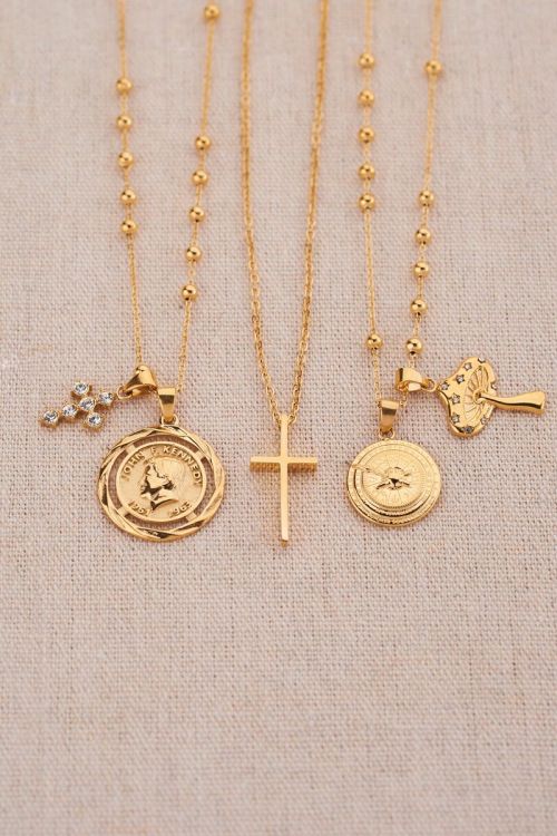 Bold Spirit ketting met kompas & paddenstoel