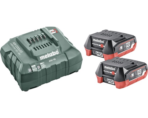 Metabo 12V LiHD (4.0 Ah) accuset: accu's + lader