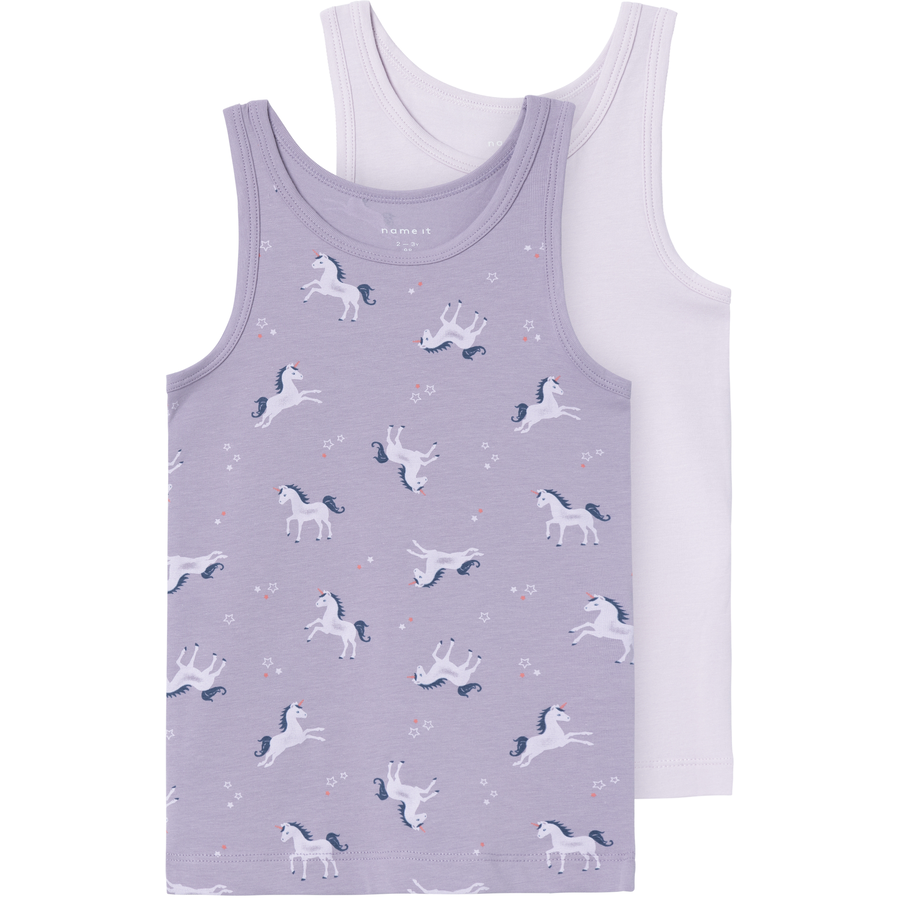 name it Tank Top 2er Pack Lavender Aura