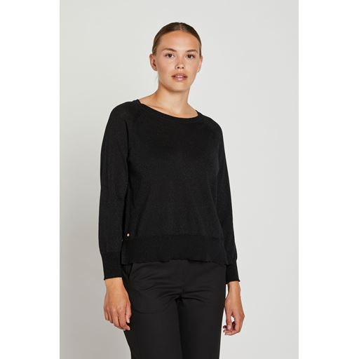 PBO Bekka Striktrøje, Black, XXL