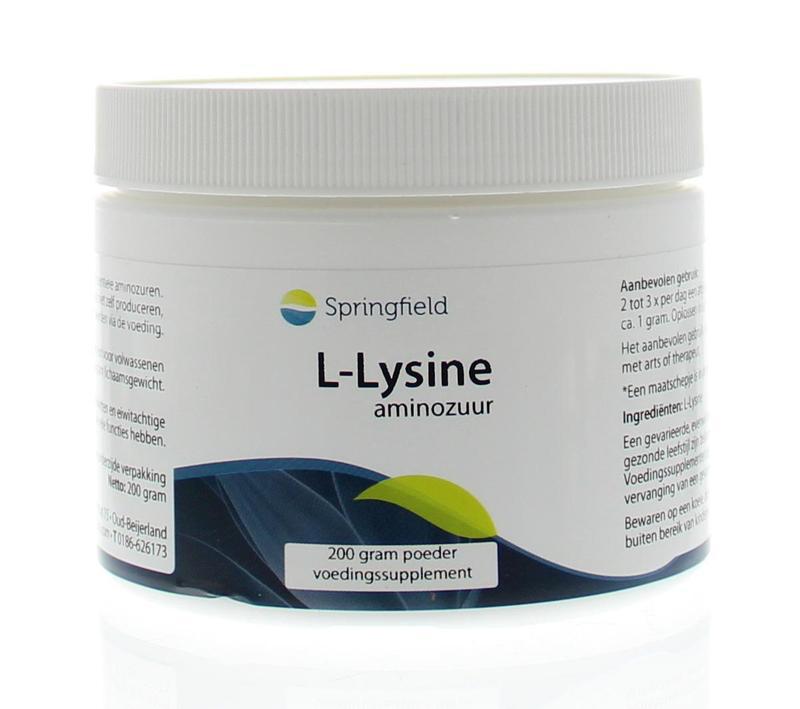 Springfield L-lysine HCL Poeder 200g