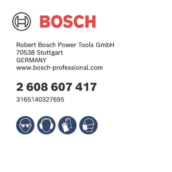 Bosch 2608607417 25-delige schuurbladset C470 en C430 102 x 62, 93 mm, 3x40, 6x80, 3x120, 3x180, 2x40, 2x80, 4x120, 2x180
