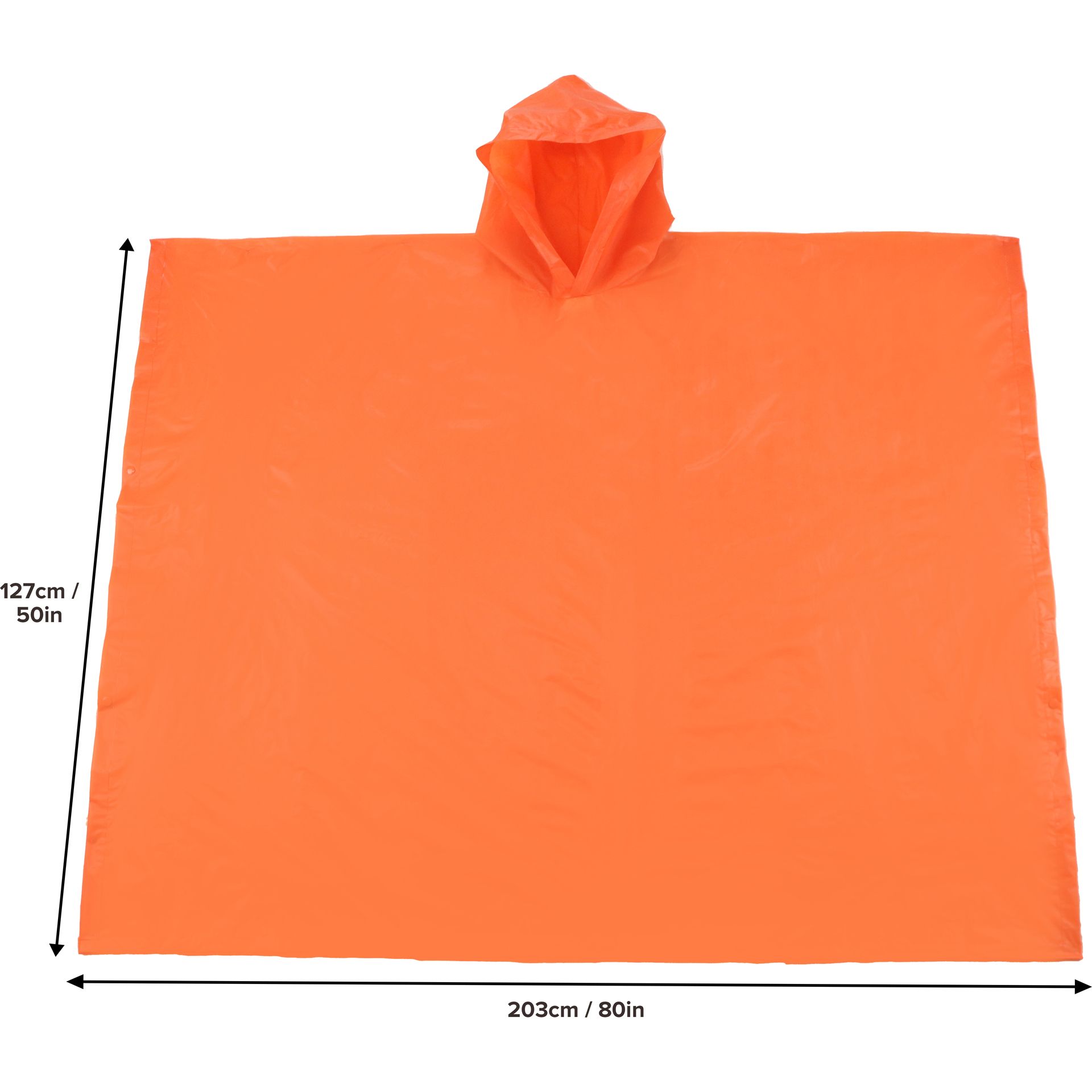 Regen Poncho Erwachsene PEVA 100% wasserdicht leicht