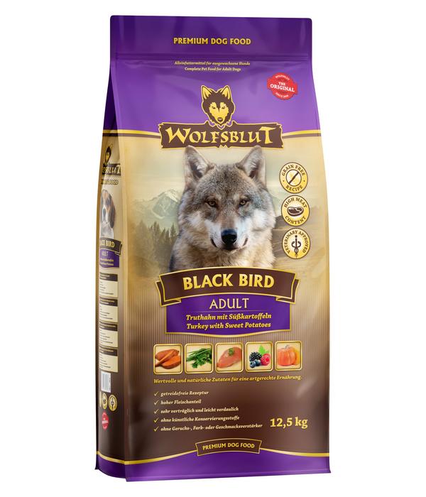 WOLFSBLUT Trockenfutter für Hunde Black Bird,