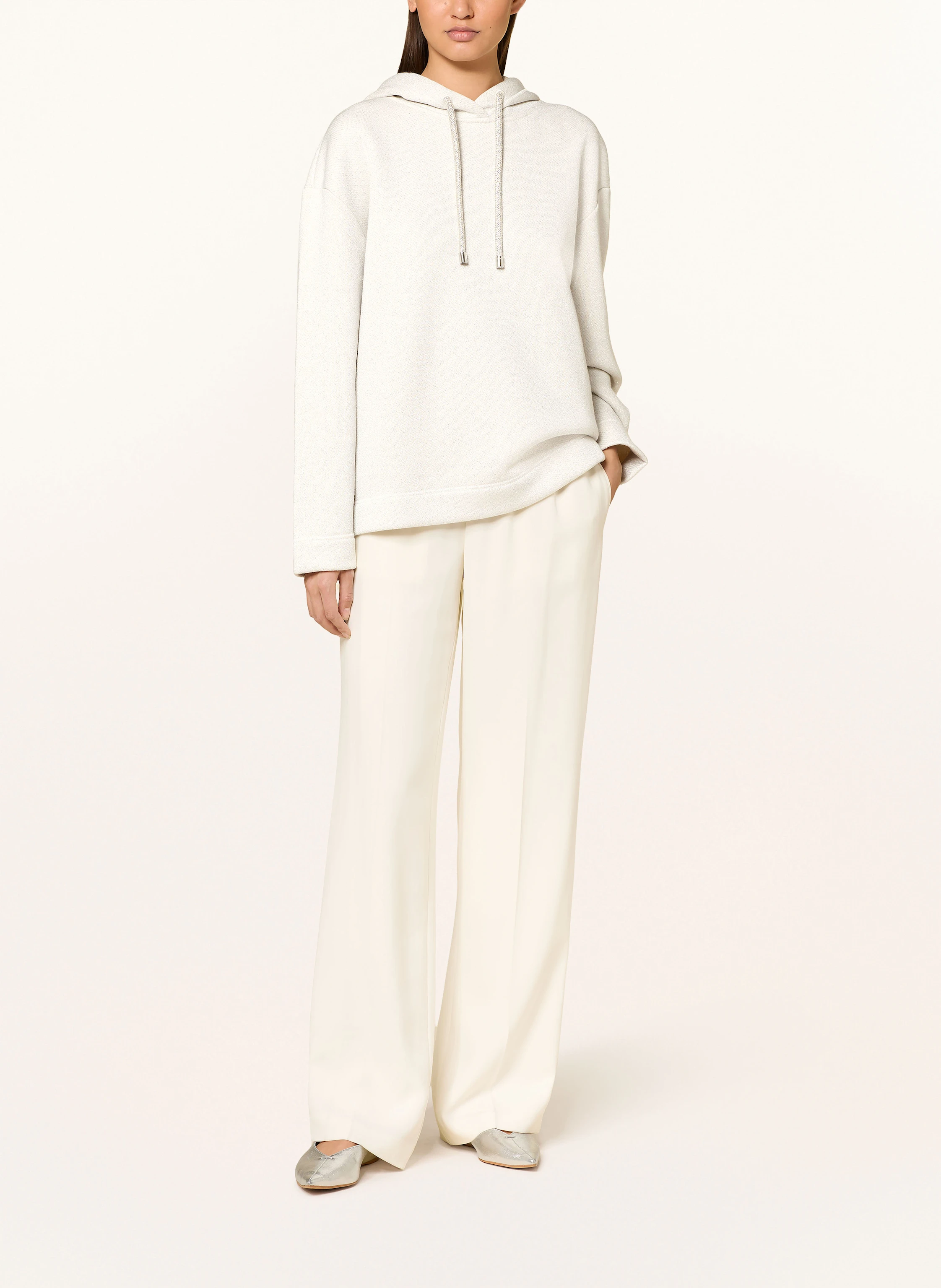 MAX & Co. Hoodie FIORIRE mit Glitzergarn
