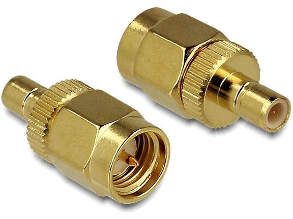 Delock Antennenadapter SMA Stecker – SMB Buchse Koaxialstecker 1 Stück