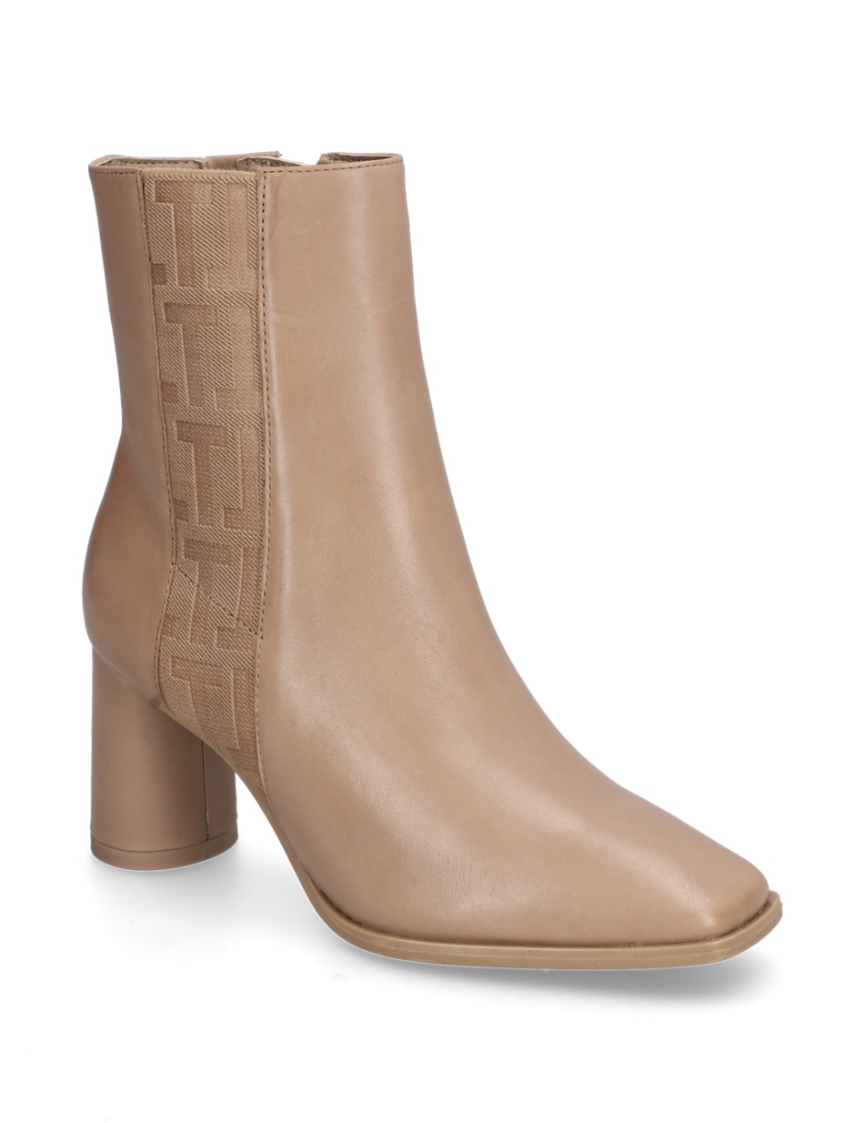 Glattleder Stiefelette