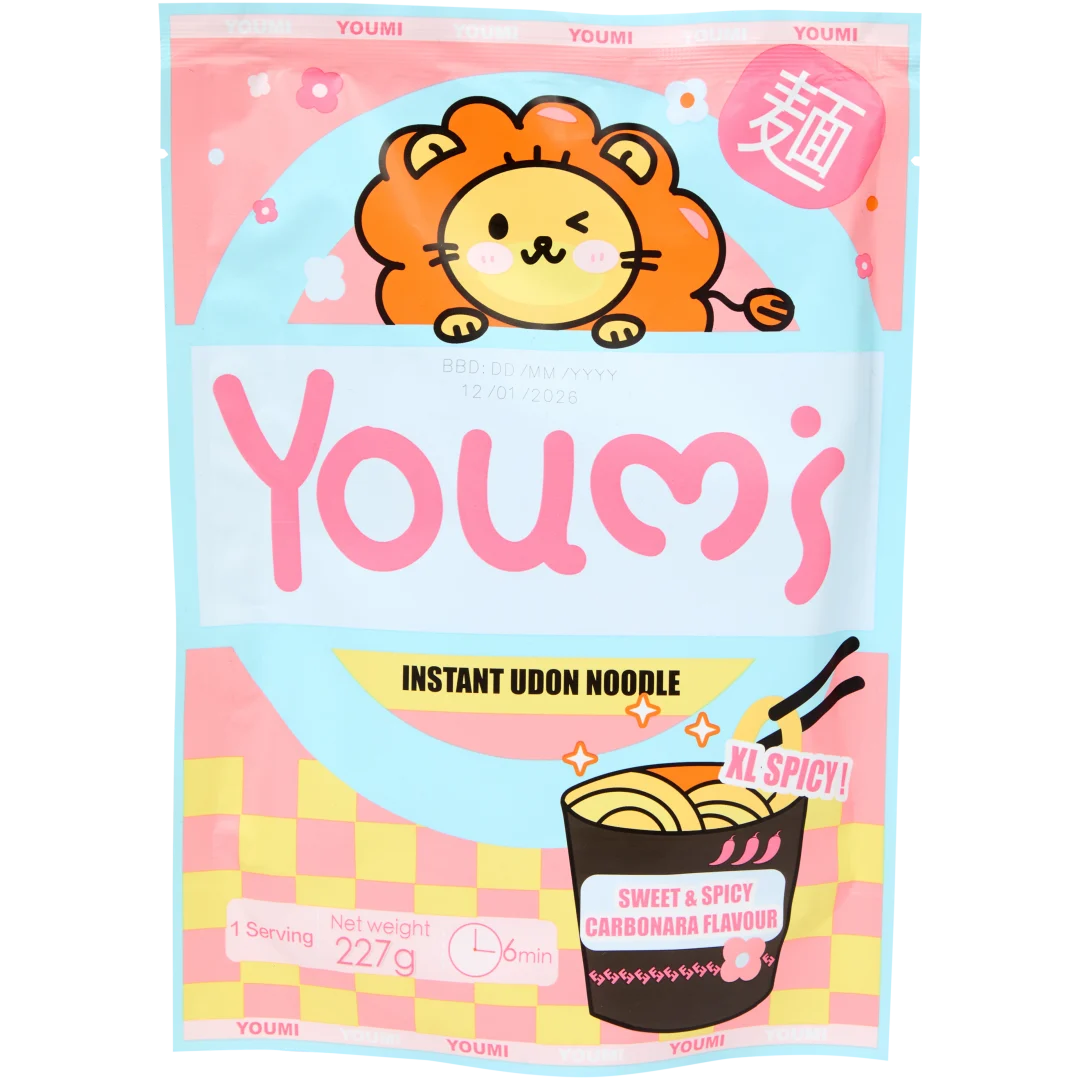 Youmi instant noedels Sweet & Spicy Carbonara 227 gram