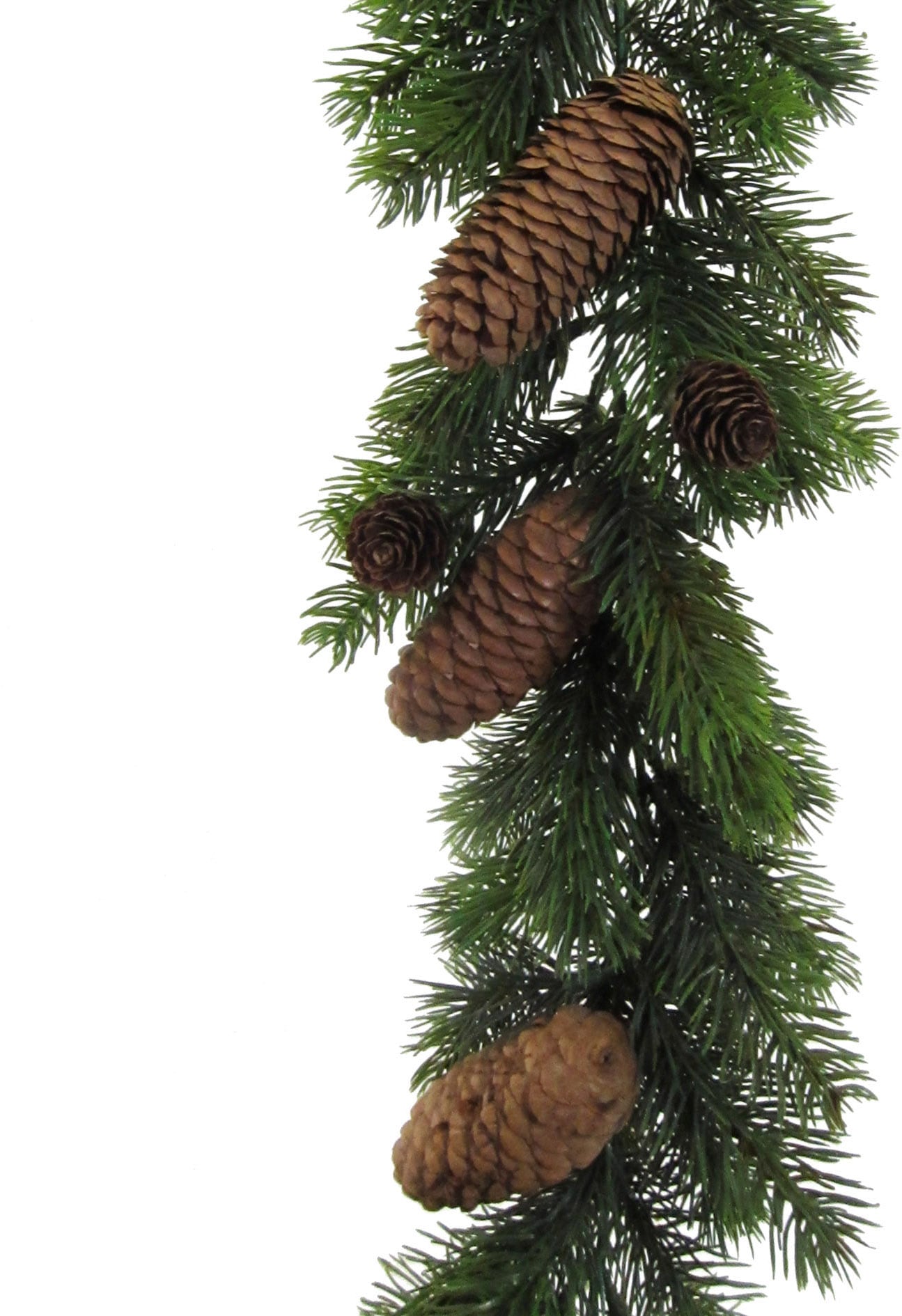 Creativ deco Winterliche Kunstpflanze »Weihnachtsdeko, Weihnachtsgirlande« Girlande mit Zapfen, Länge 180 cm