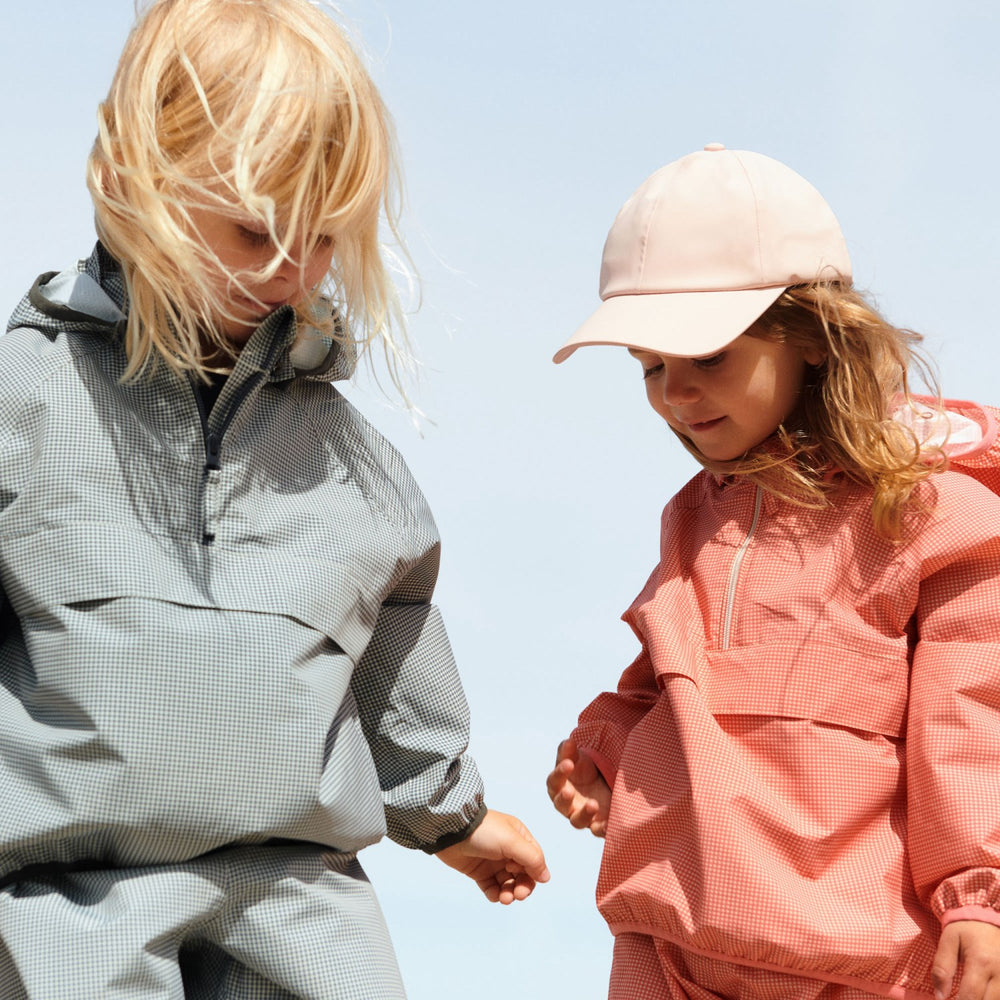 Køb Wheat Red Check Lightweight Shell Jakke Skyen