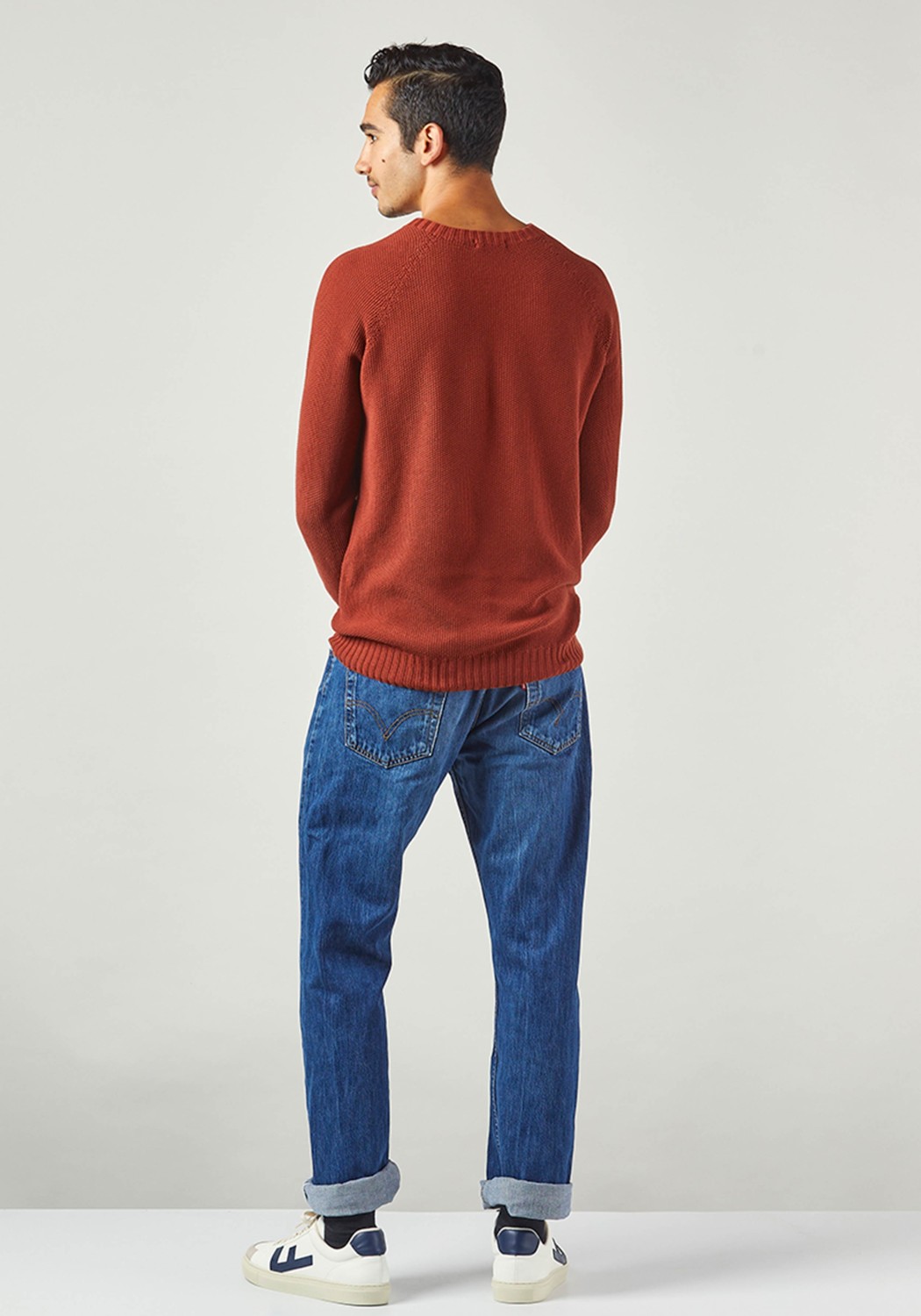WE ARE ZRCL Herren-Strickpullover Melk Swiss Edition Rost
