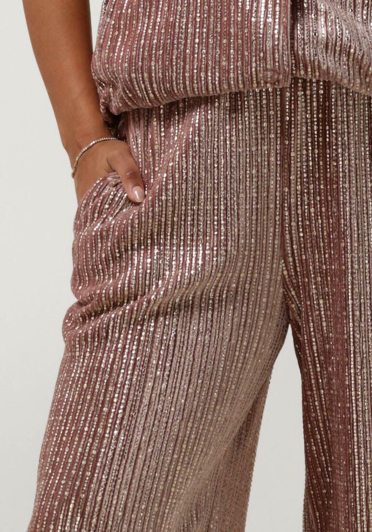 AMAYA AMSTERDAM roze amaya amsterdam wijde broek flair