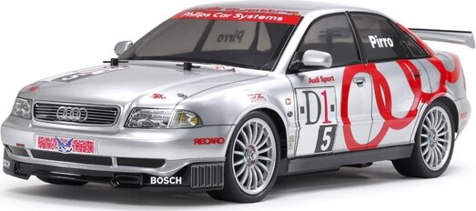 Tamiya - Rc Audi A4 Quattro Touring Fjernstyret Bil Byggesæt - 1:10 - 47414