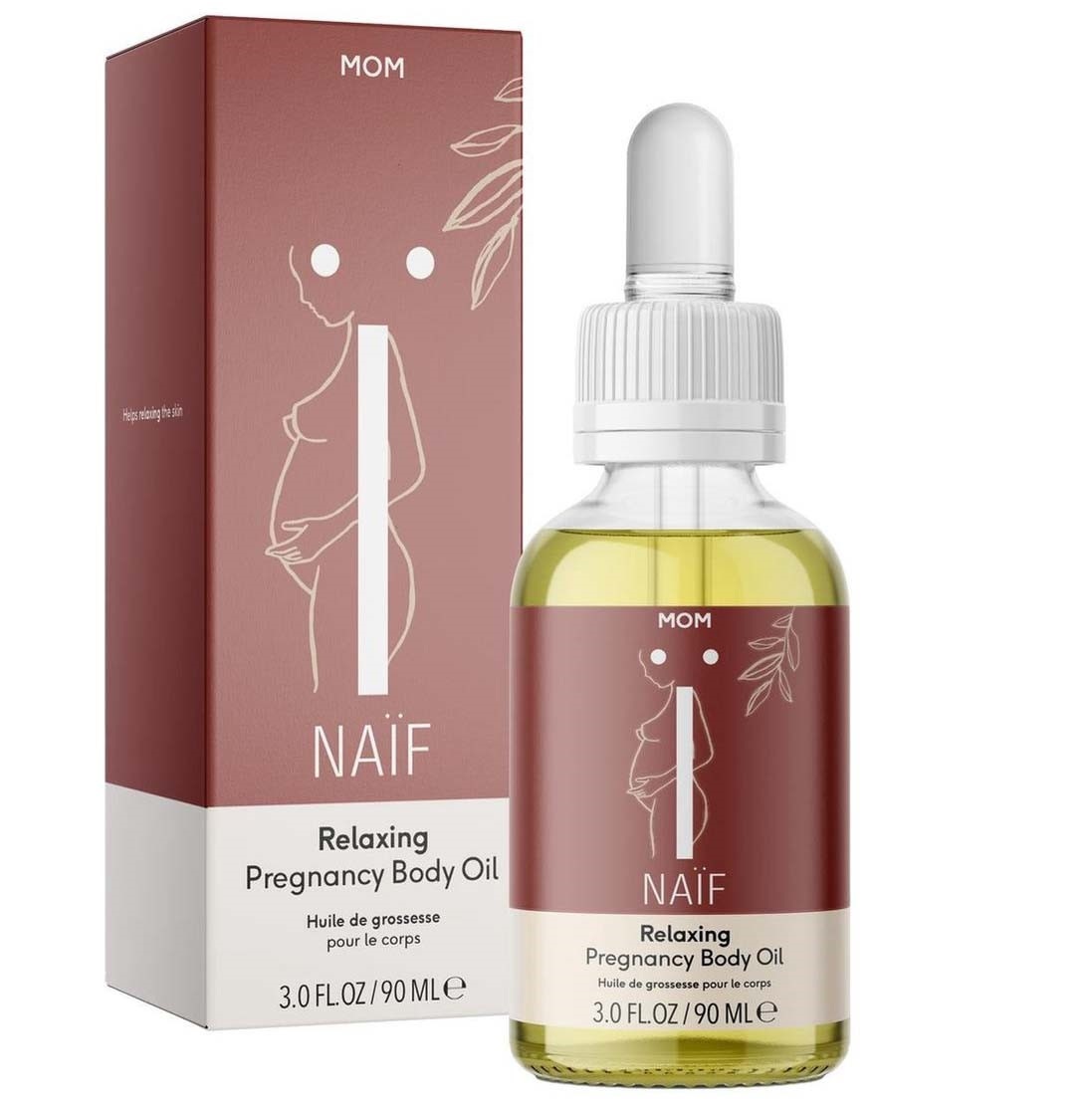 Naif pregnancy body oil  - huidverzorging - Prénatal