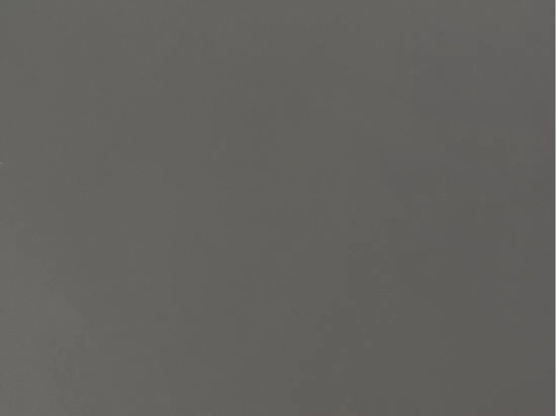 Canapé d'angle gauche panoramique convertible en simili et tissu gris DAKOTA II
