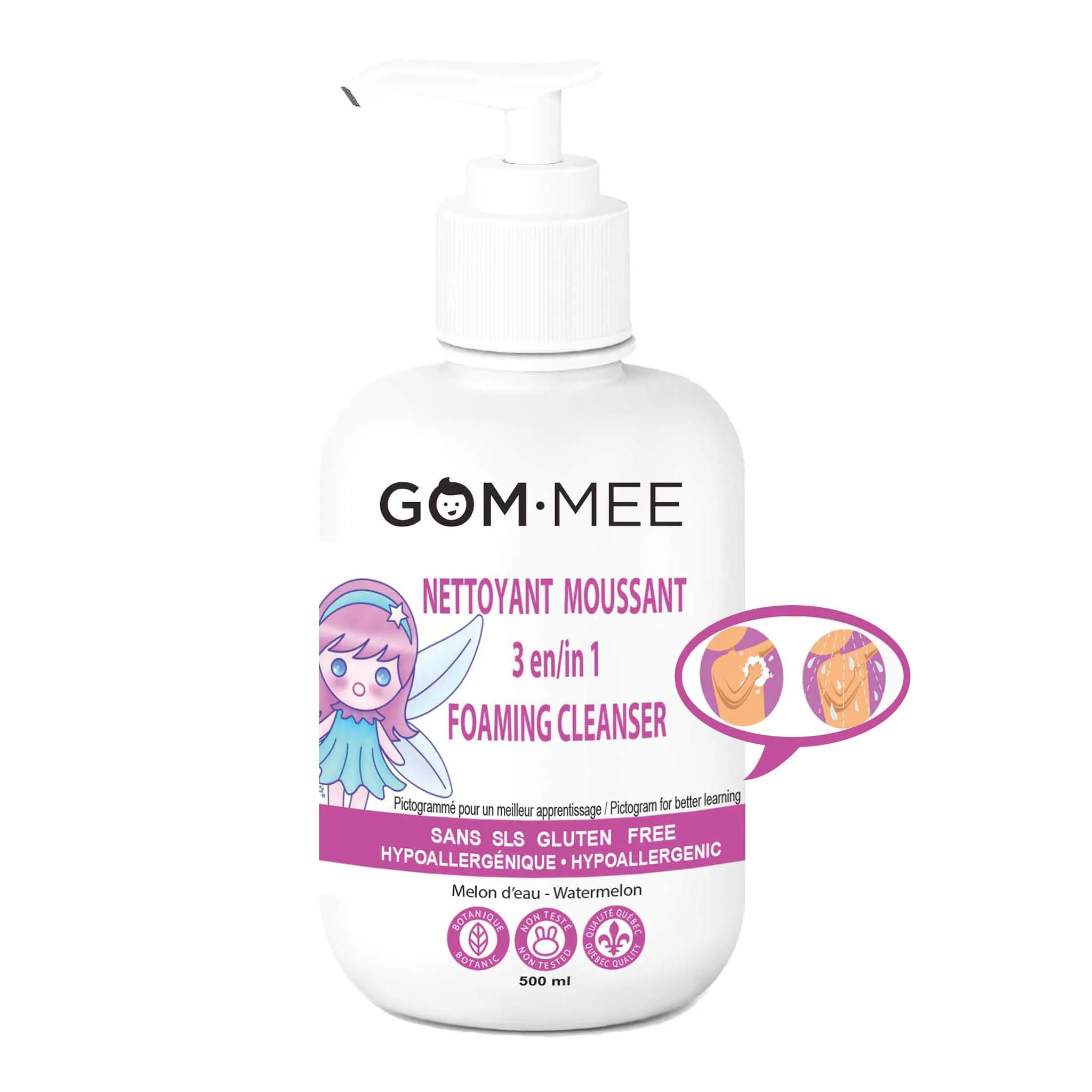 Gom-mee Nettoyant Moussant 3-en-1 - Fée